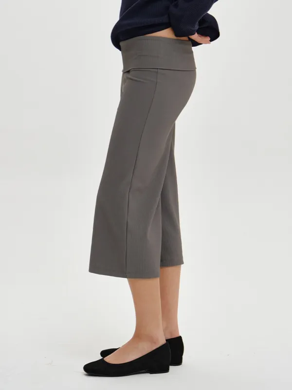 [PLZPROJECT]HAILEY CAPRI PANTS, CHARCOAL