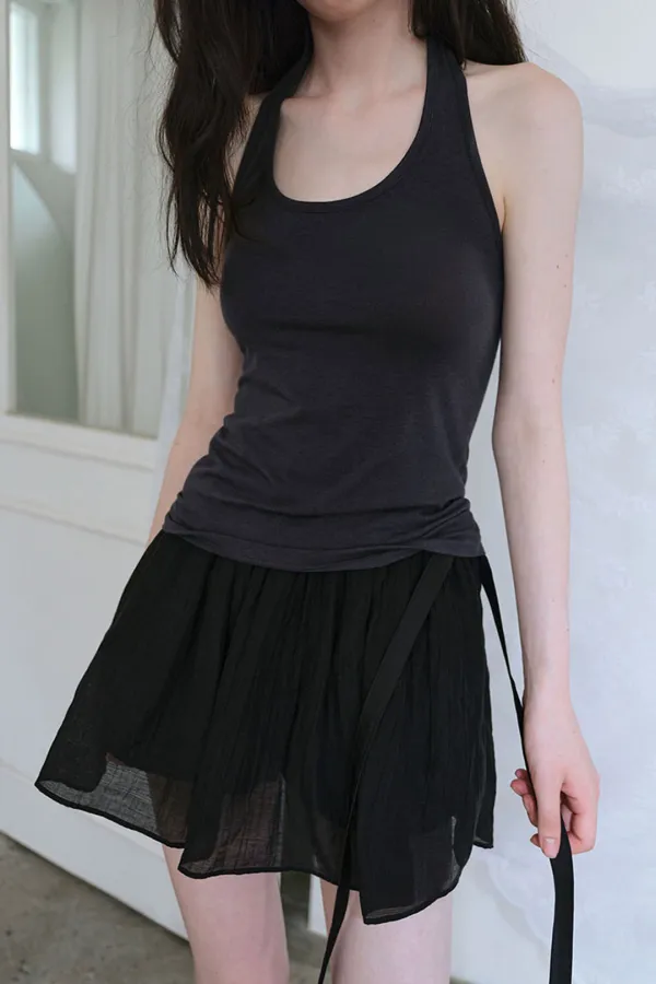 [3rd] Soft Halter Sleeveless