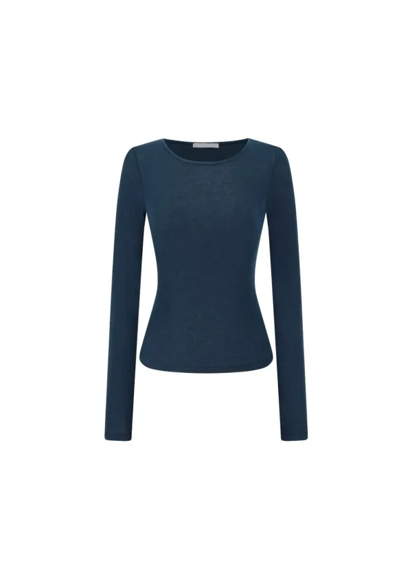 Round t-shirt, Navy