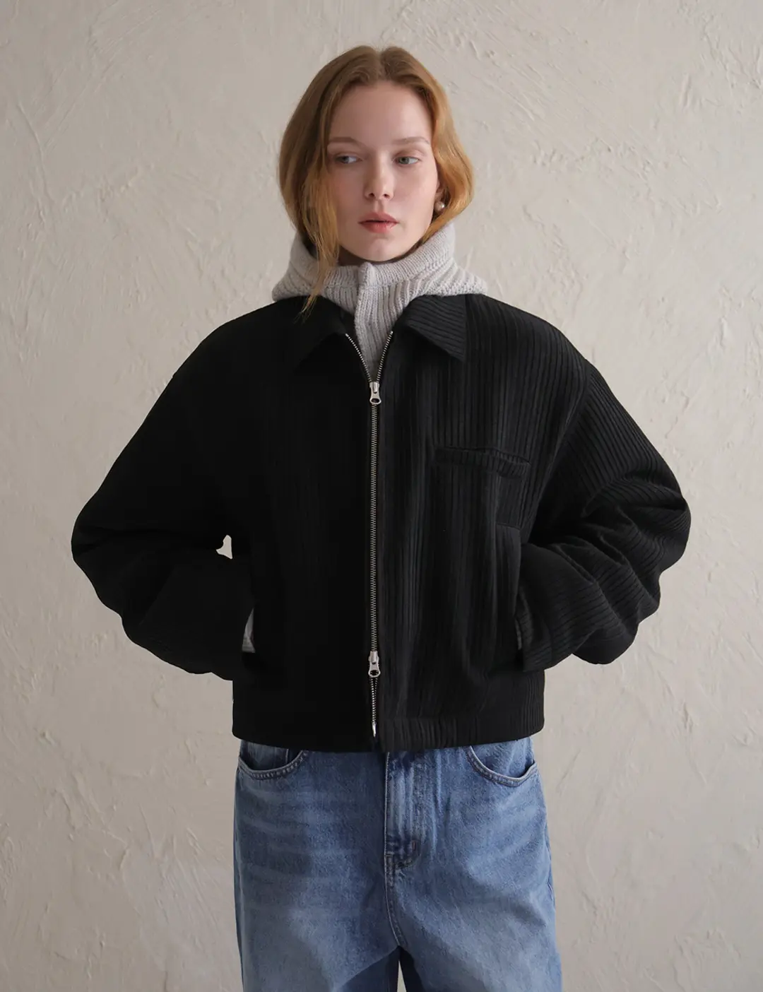 노미나떼 Mellow Padded Jacket (Black) 상품 이미지 2