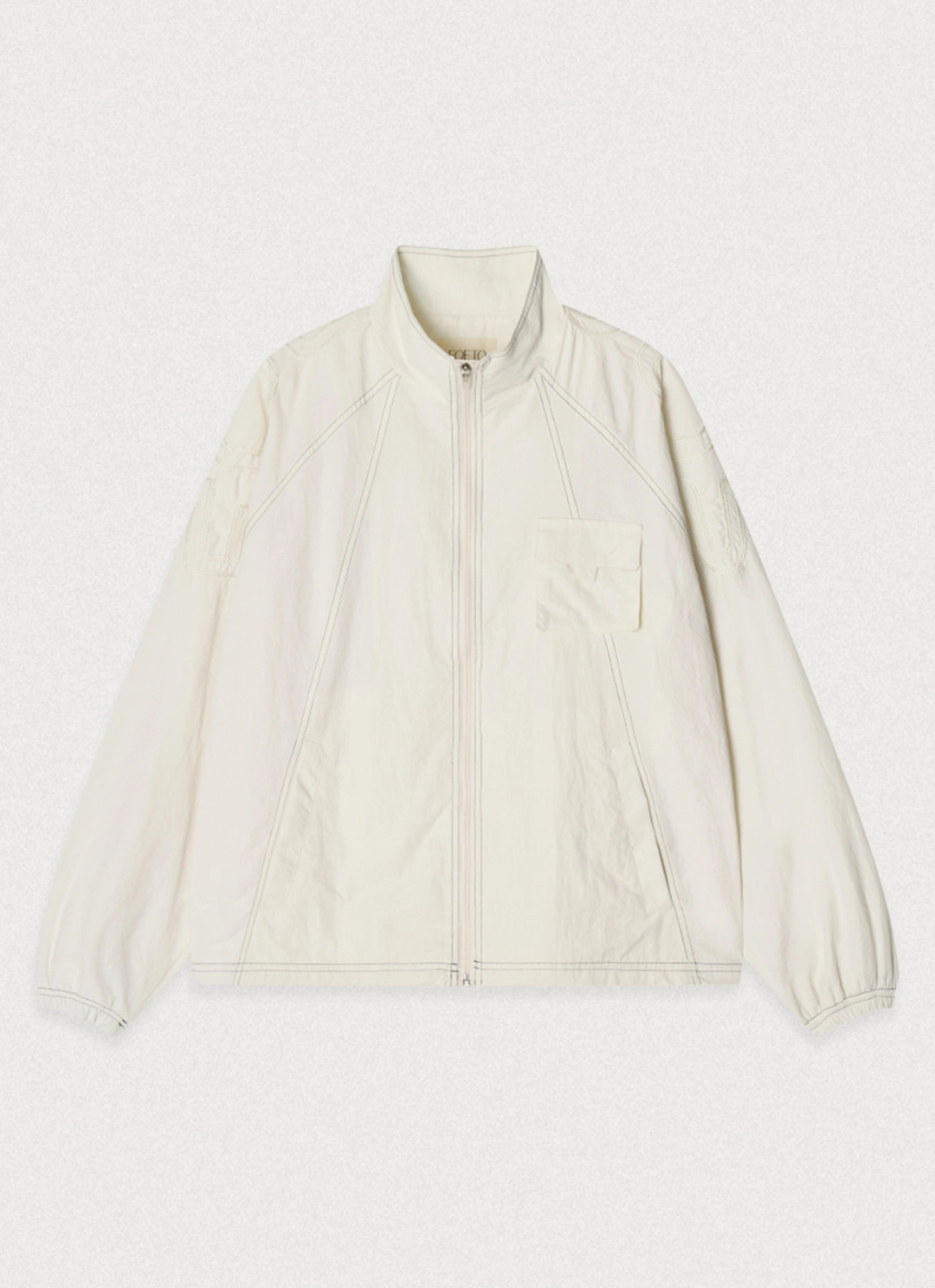 포에토 Fall 02 nylon jumper - cream 상품 이미지 3