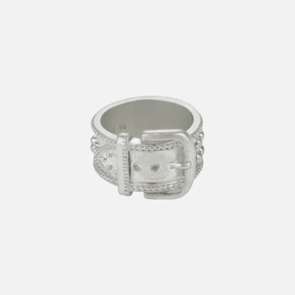 [silver925] belt ring-silver