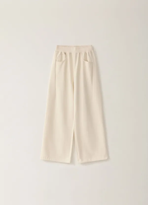 [Limited] Jacquard Two-Way Pants - Oatmeal