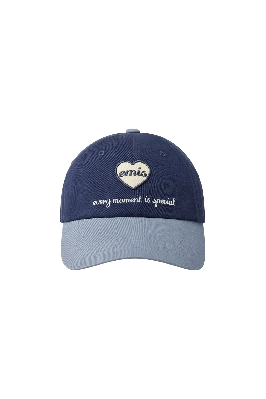 이미스 HEART WAPPEN TONE ON TONE BALL CAP-NAVY 상품 이미지 1