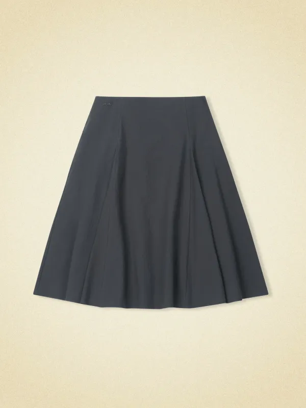 gyeol skirt - charcoal navy