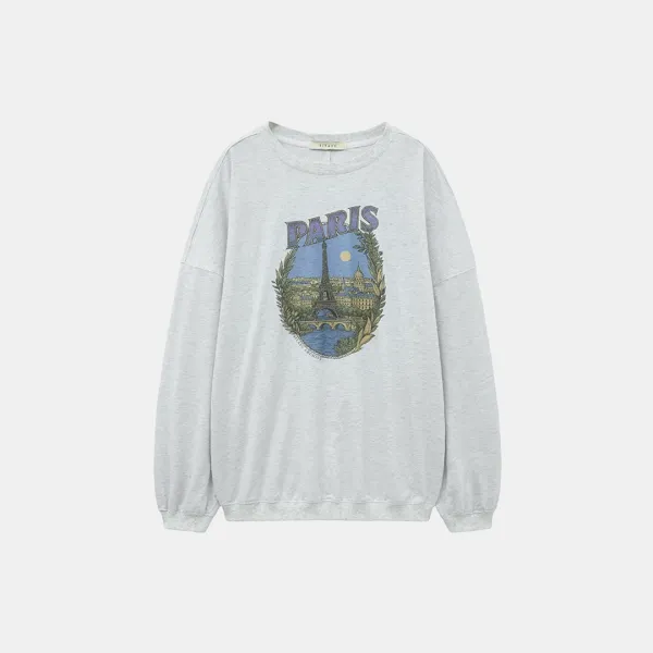 SITP5232 PARIS 가오리 컴포트 티셔츠_White melange