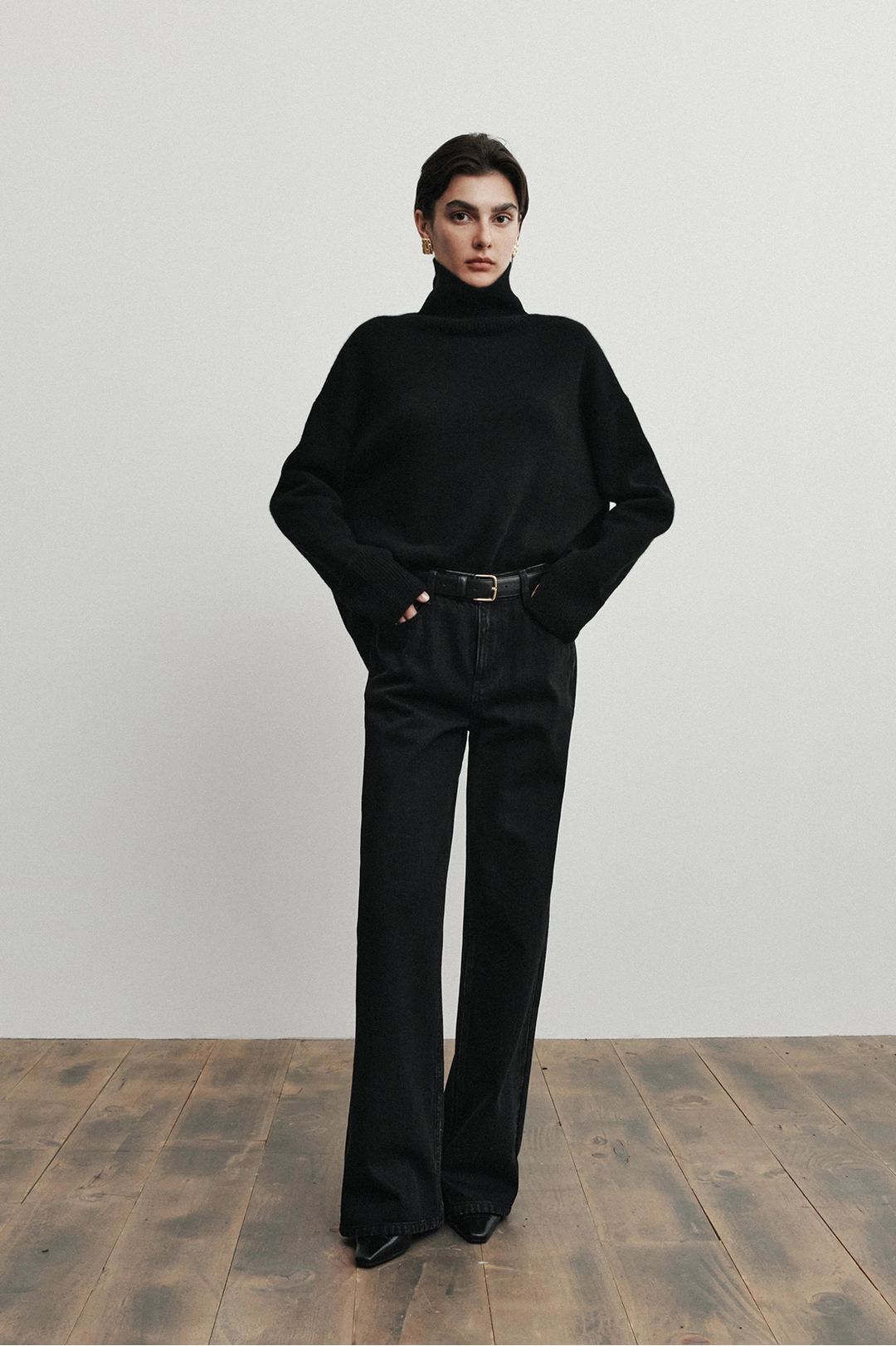 엘보른 Apollo Wide Denim Pants 상품 이미지 2