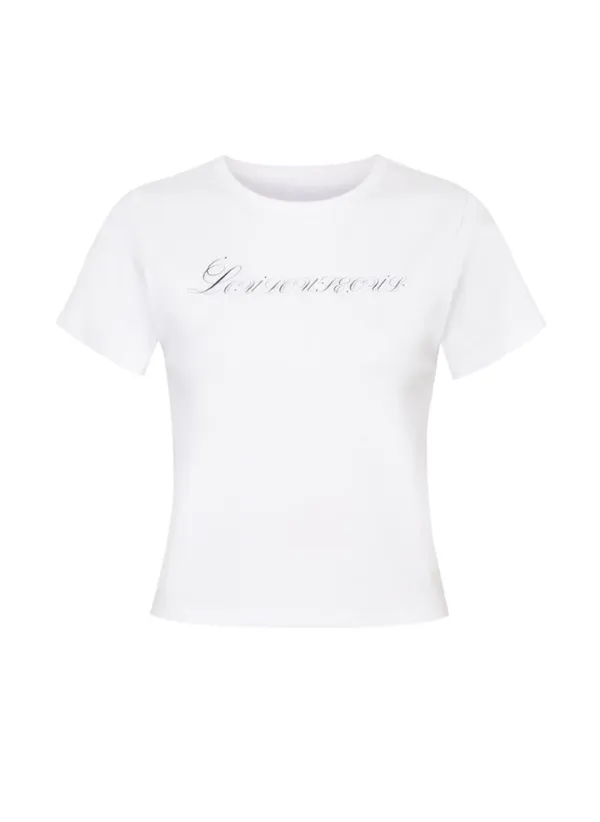 Logo Sparkle T-Shirt (White)