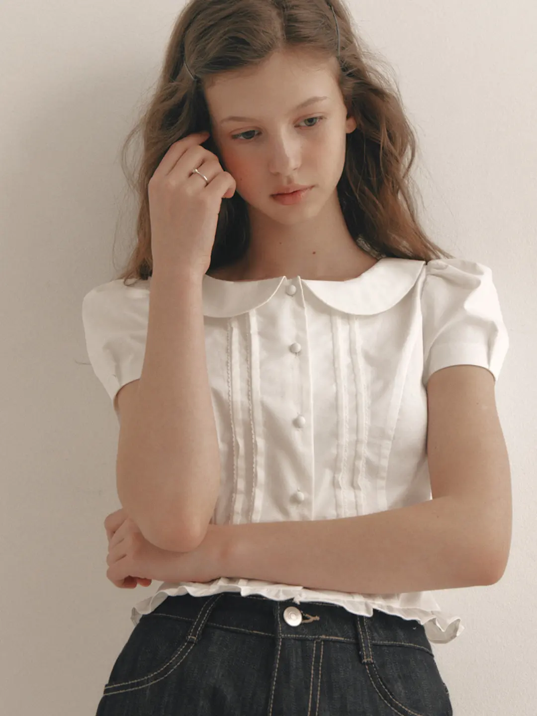 플로움 Hani Blouse(2color) 상품 이미지 1