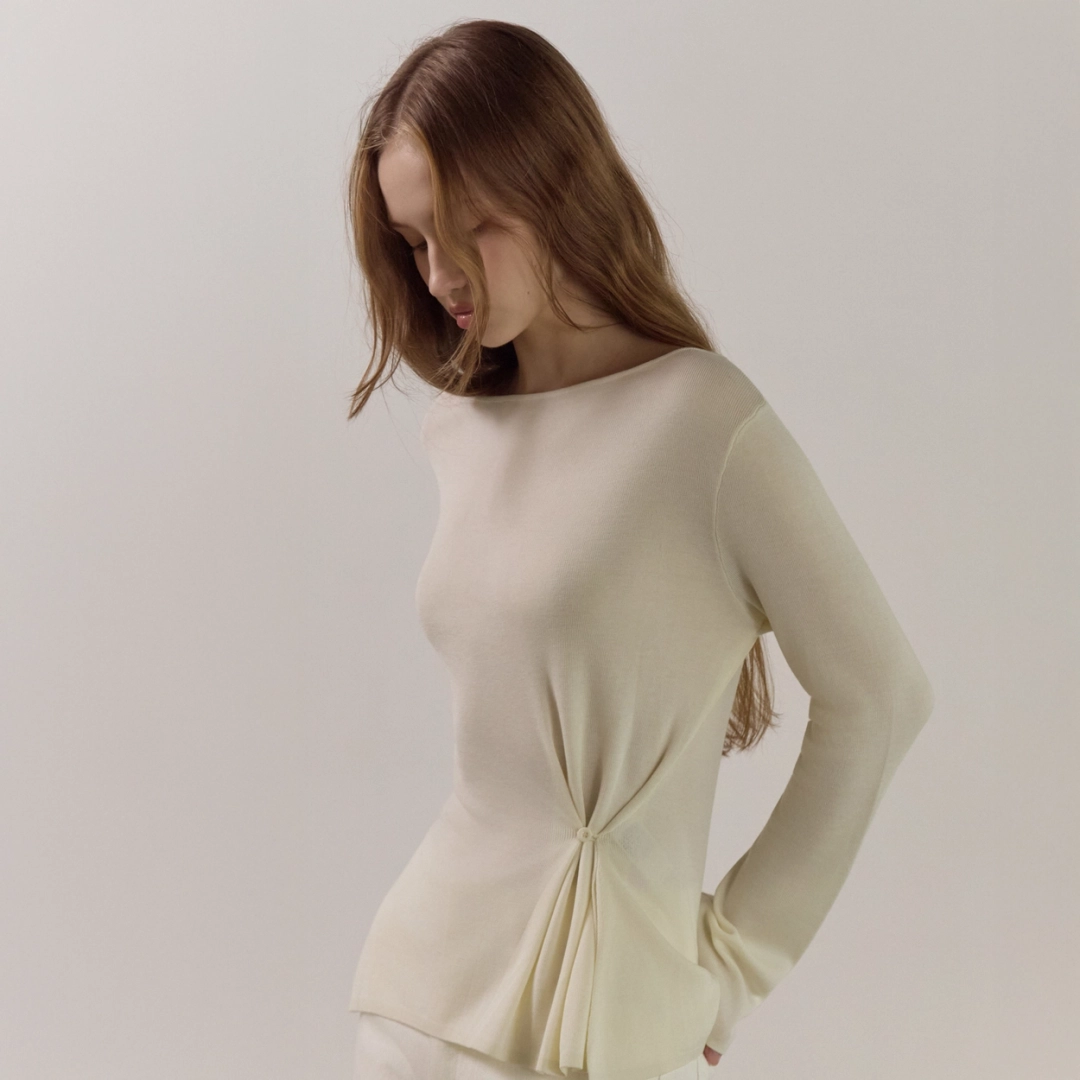 엘리오티 Twist Closure Knit TS_3Color 상품 이미지 2