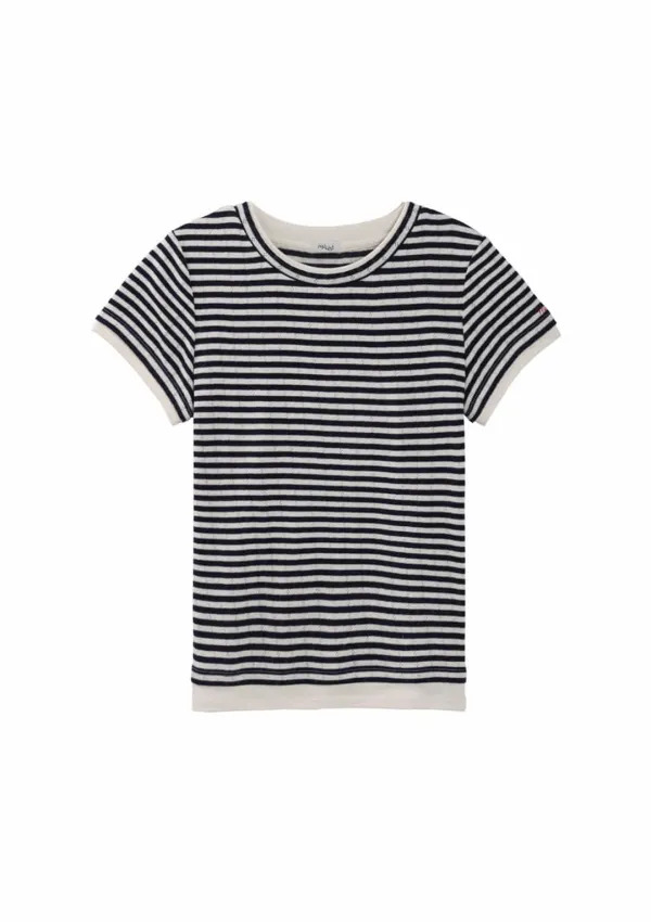 Mused Como Layered T-shirts - Navy Stripe