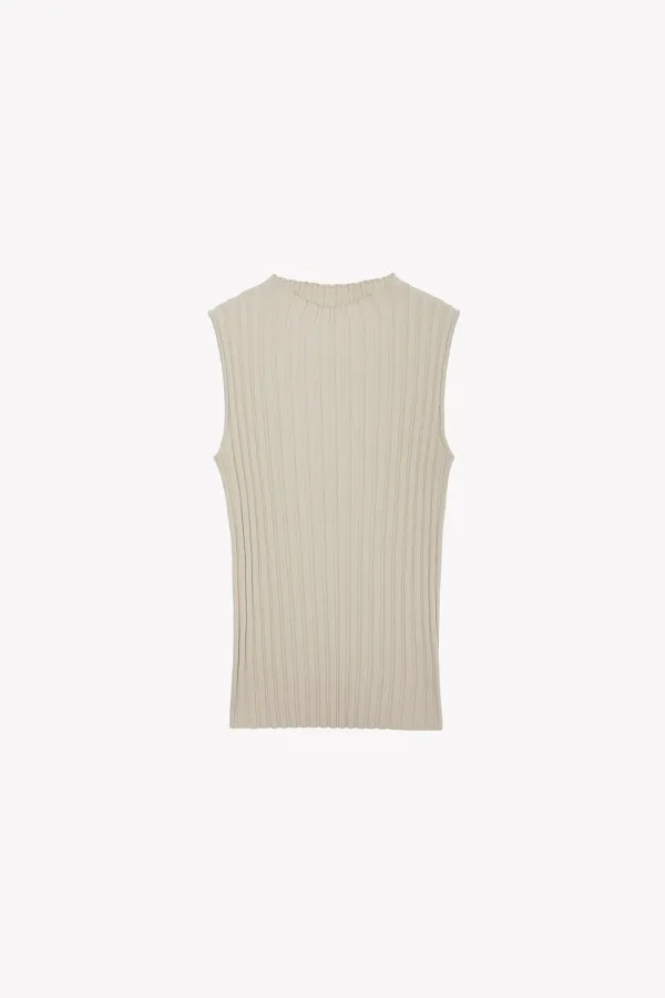 Fian Sleeveless Knit (Beige)