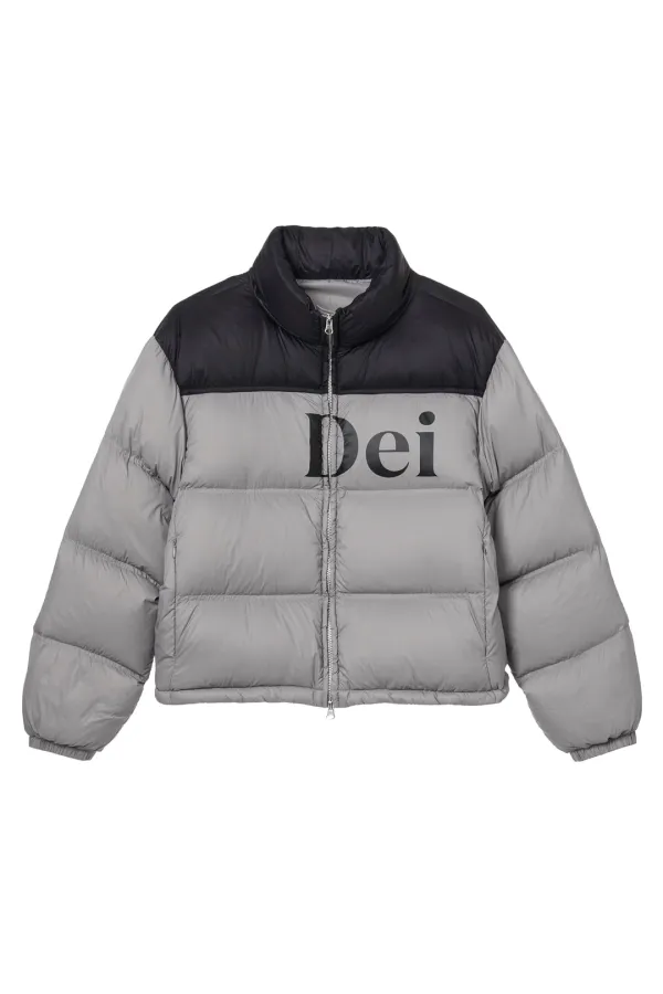 LOGO POINT DUCK DOWN IN GREY