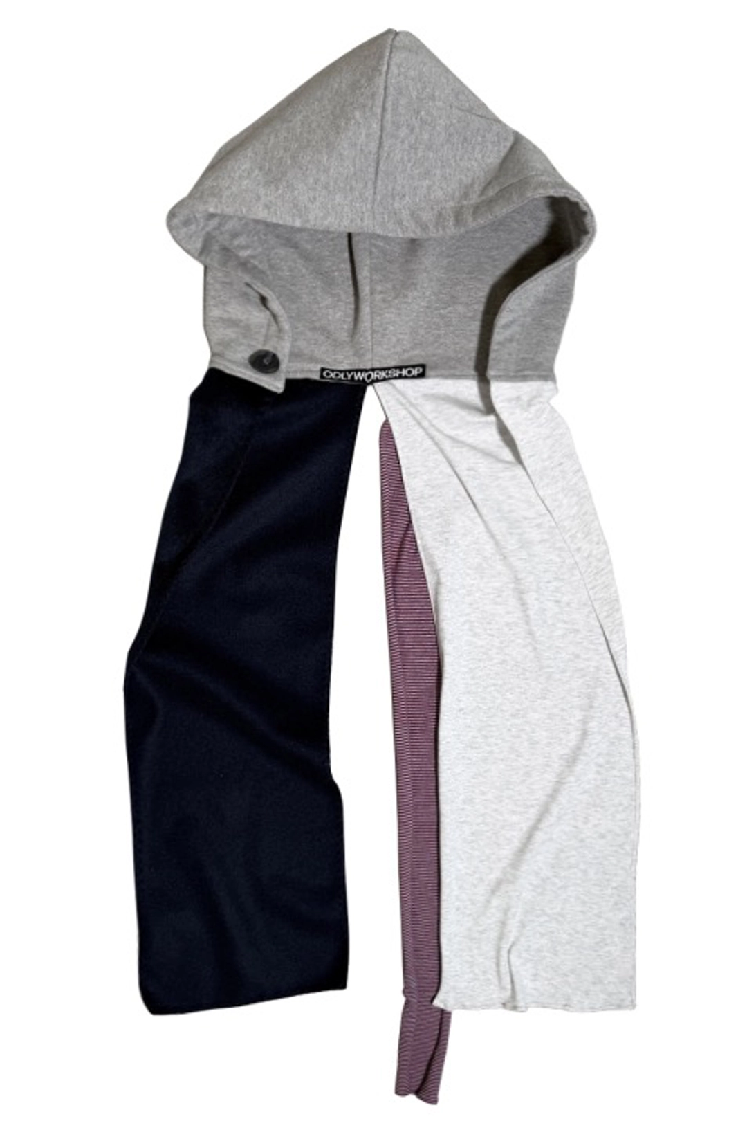 오들리워크샵 Mixed Hoodie Scarf, Stone (3rd Restock) 상품 이미지 1