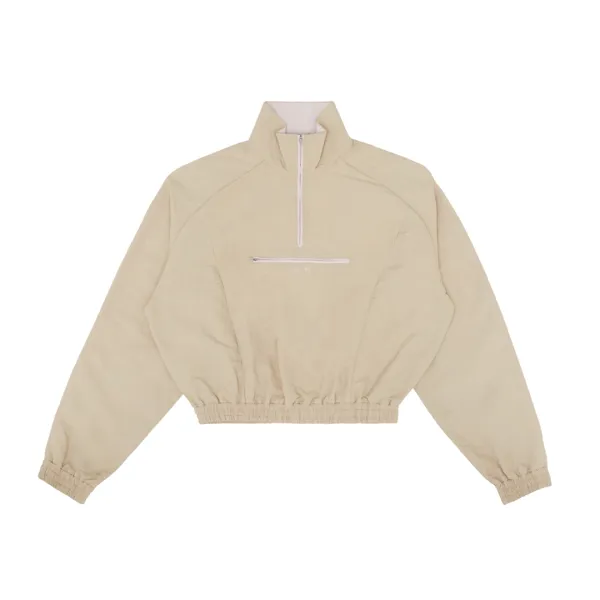 [2차] Half-zip Wind Anorak (milk tea beige)
