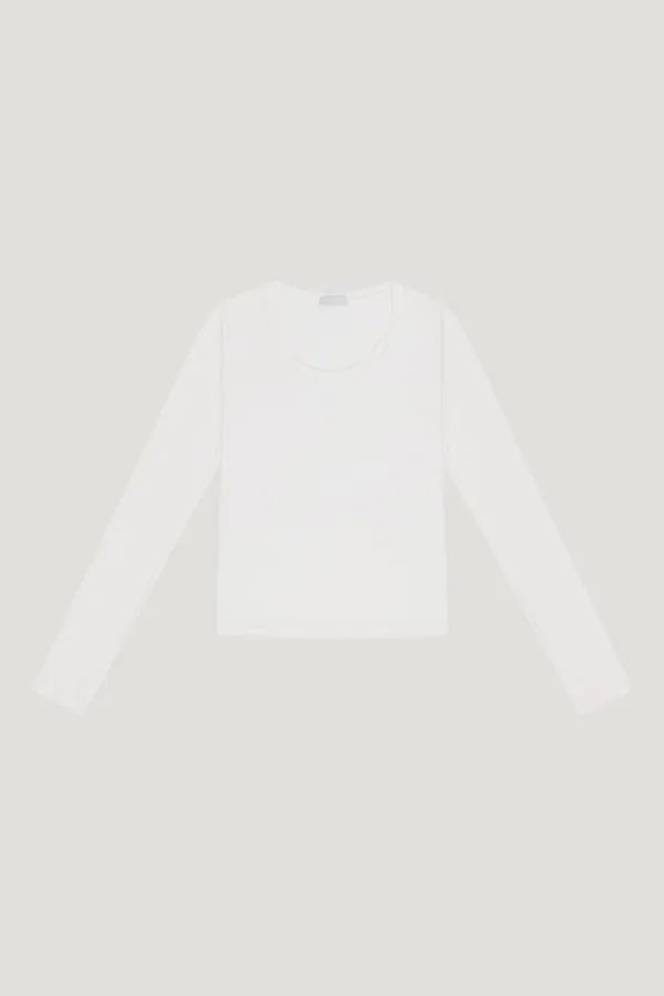 Sheer U Tee (ivory)