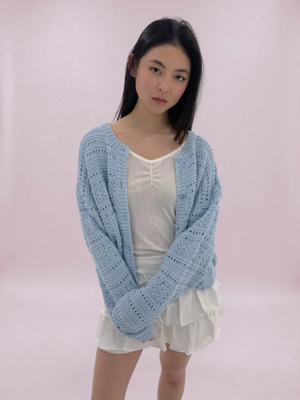 Bell Cardigan / Sky Blue