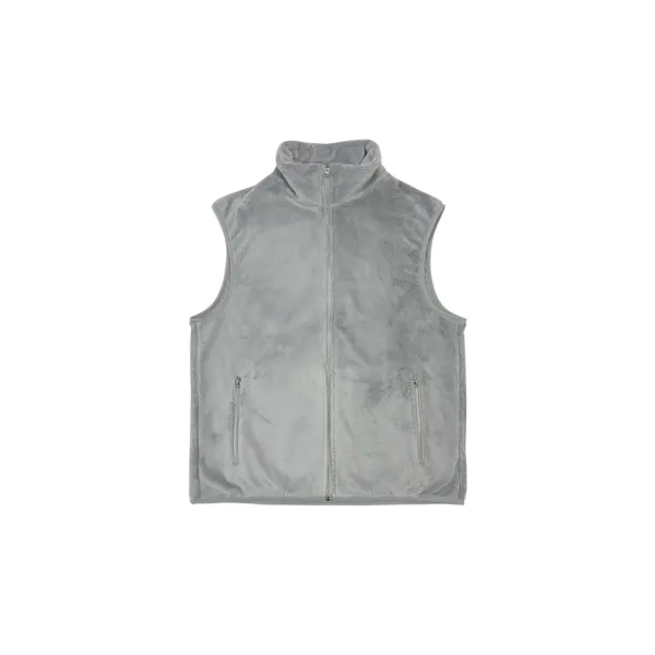 25-004 FLEECE BOA VEST (LIGHT GREY)