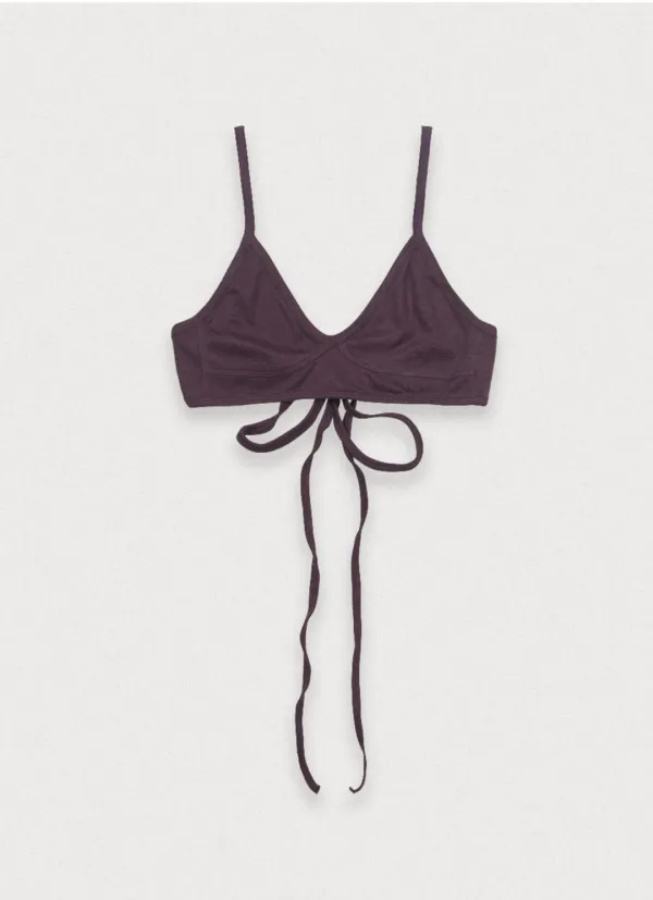 LIGHT BRALETTE TEE - GRAPE