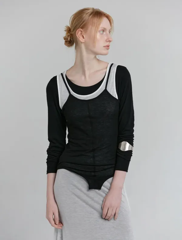 SHEER BODYSUIT [BLACK]