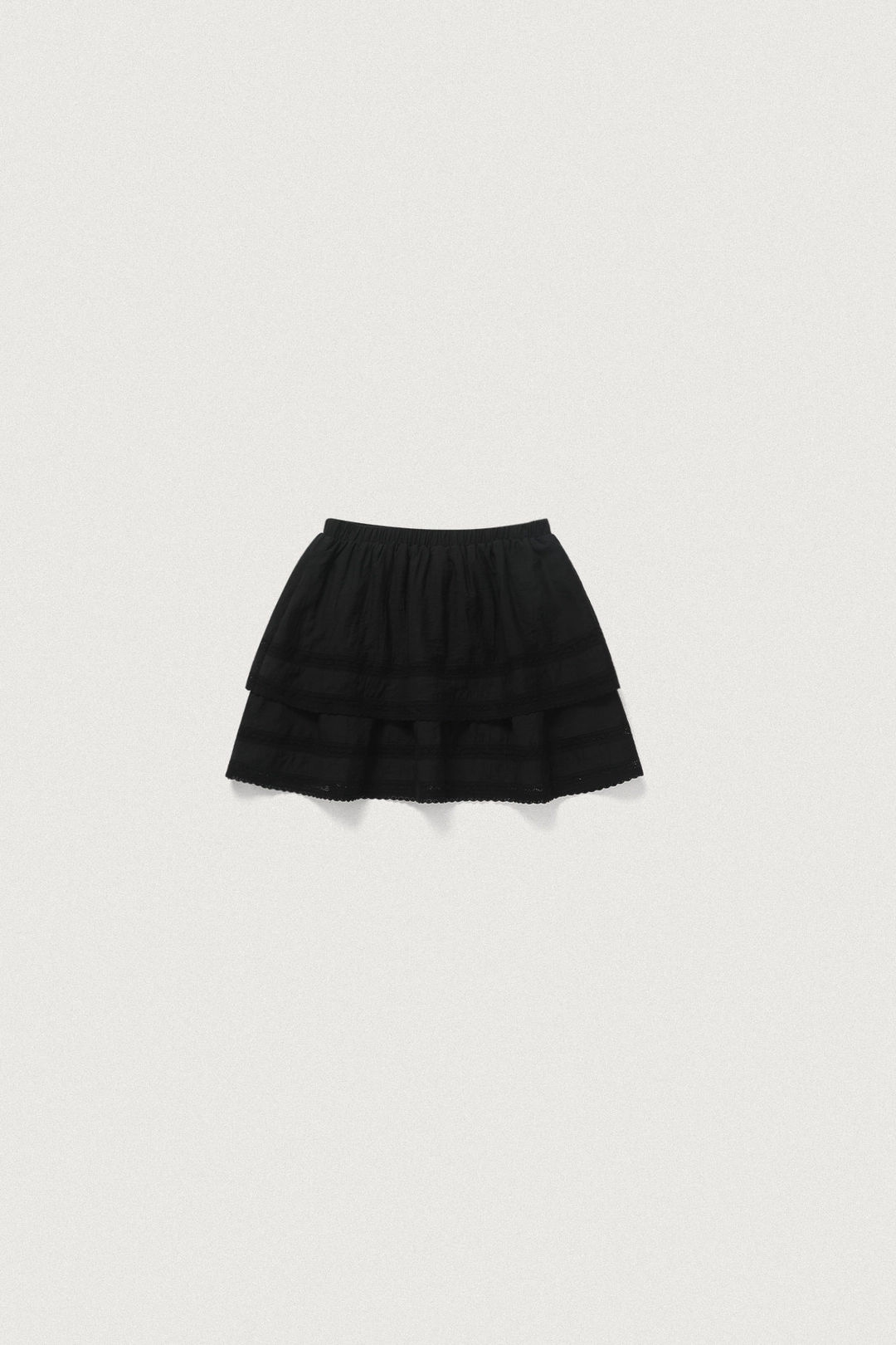 샤드라마 BLOOM LACE SKIRT [BLACK] 상품 이미지 1