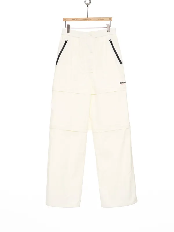 FW25 IVORY THREE WAY DETACHABLE PANTS