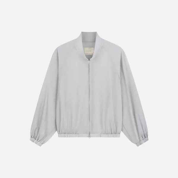 [6/5 예약발송] SIOT4198 시스루 링클 블루종_Light gray