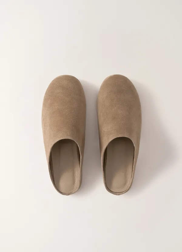 Leo slide mule (Sand suede)