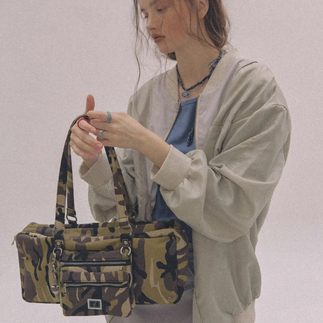 엔프프 clip pouch bag-camo 상품 이미지 2