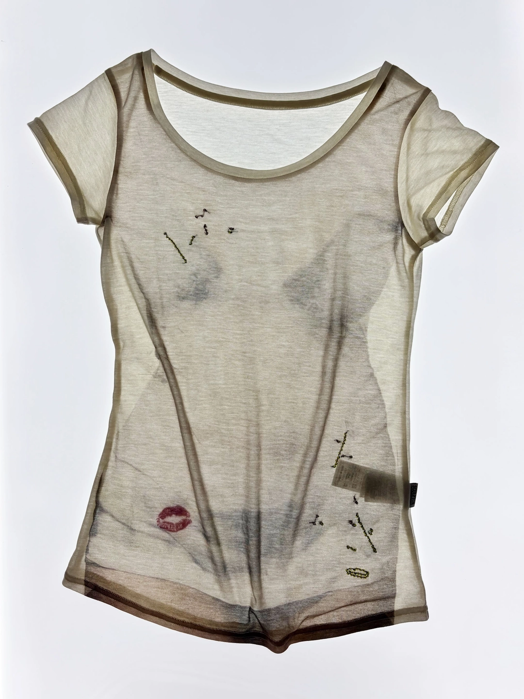 스컬프터 Wet Sheer Tee White 상품 이미지 1