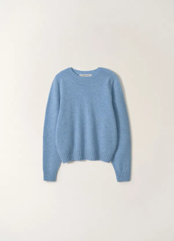 2ND / Kiri brushed wool pullover (Fog blue)