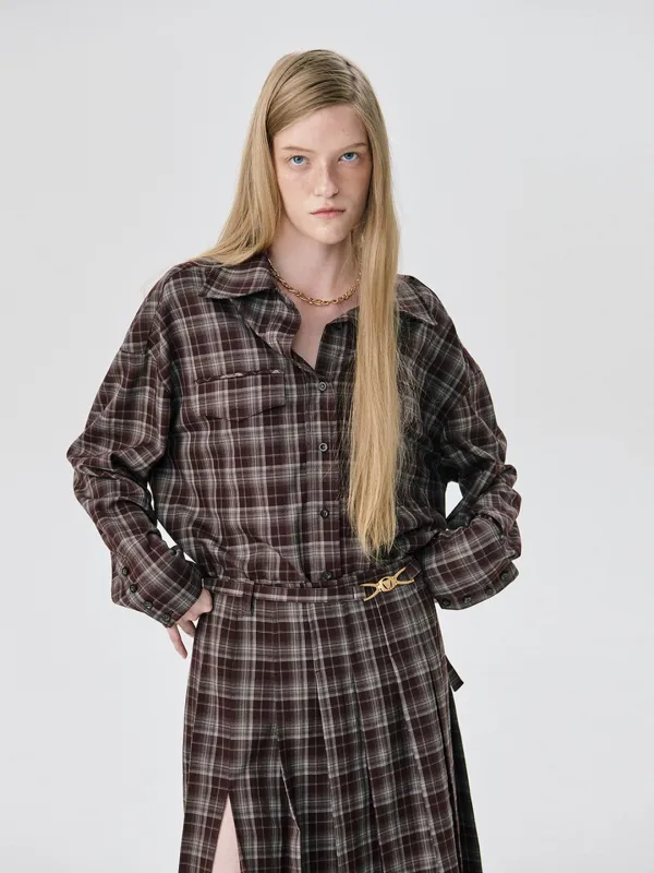 Oversized Shirt_Brown