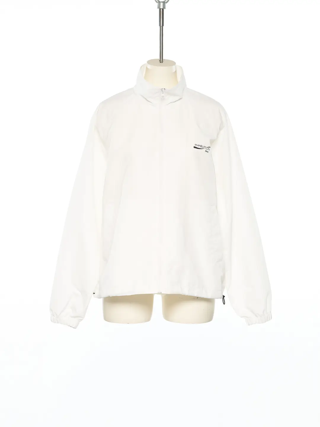 푸쉬버튼 PS25 ZERO WHITE OVERSIZED WIND BREAKER 상품 이미지 1