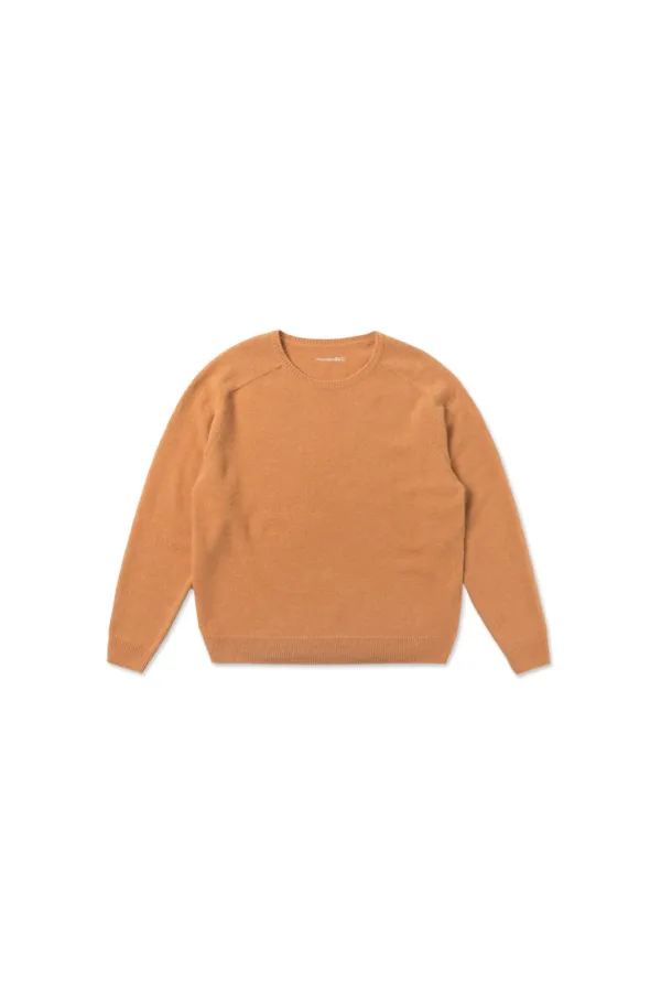 Cuddle raccoon knit_orange