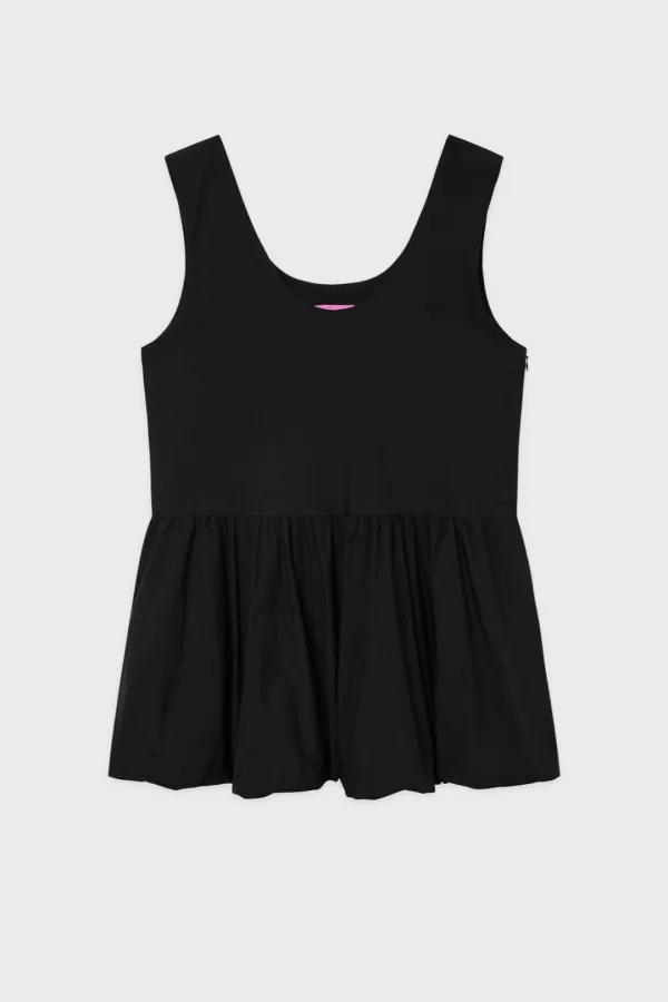 Balloon Mini Dress (Black)