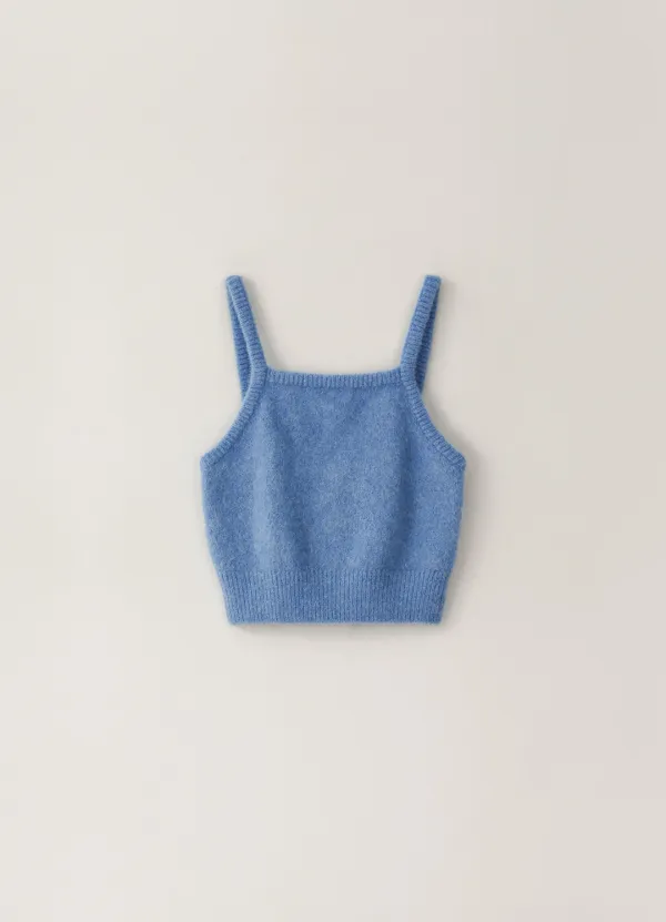 [Refurb] Alpaca Two-way Sleeveles - Blue