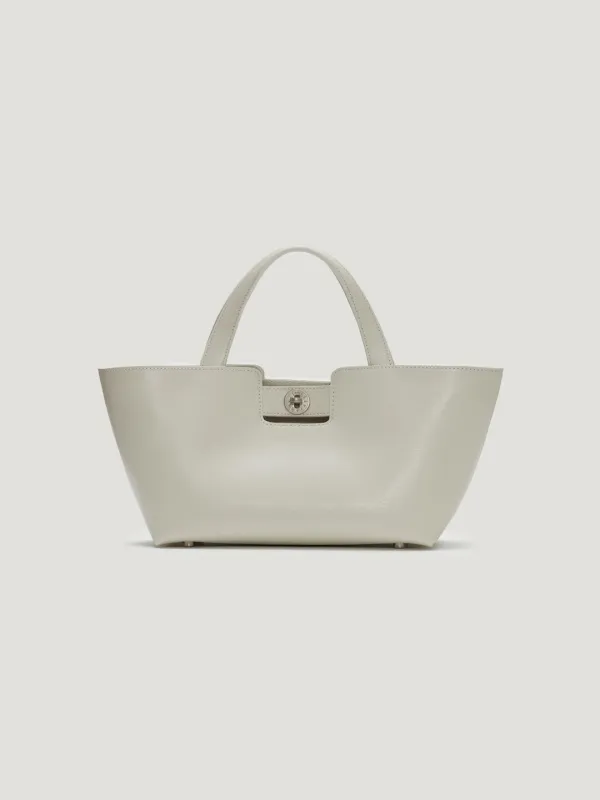 Time tote bag Small Ivory