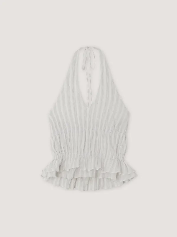 [2nd] Niah Halter Blouse - Ivory