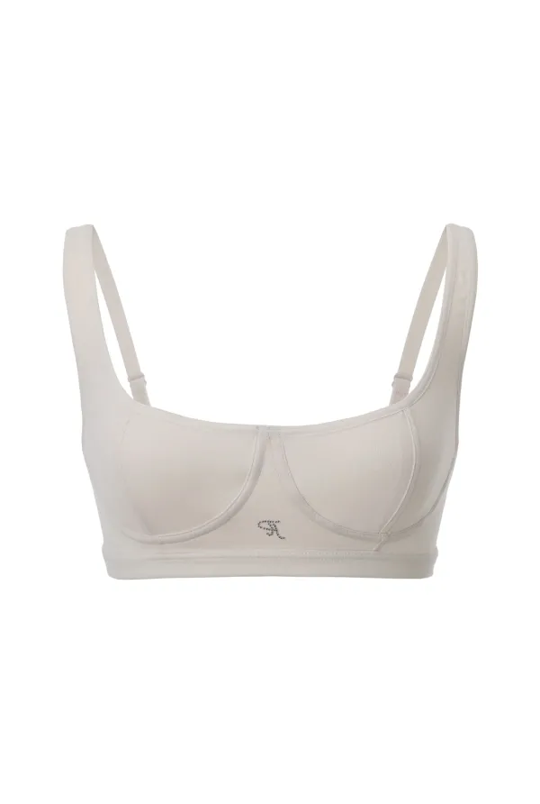 Organic milky bralette