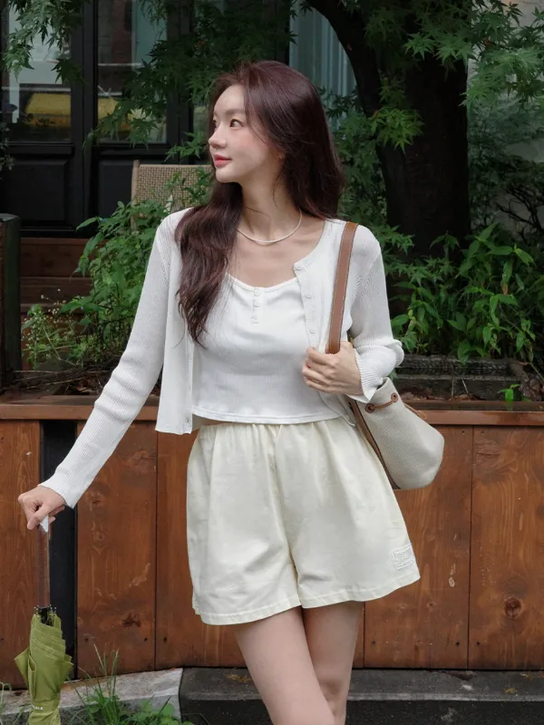 Boboli summer cardigan (ivory)
