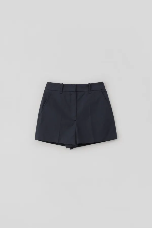 Signature Cotton Shorts_Navy