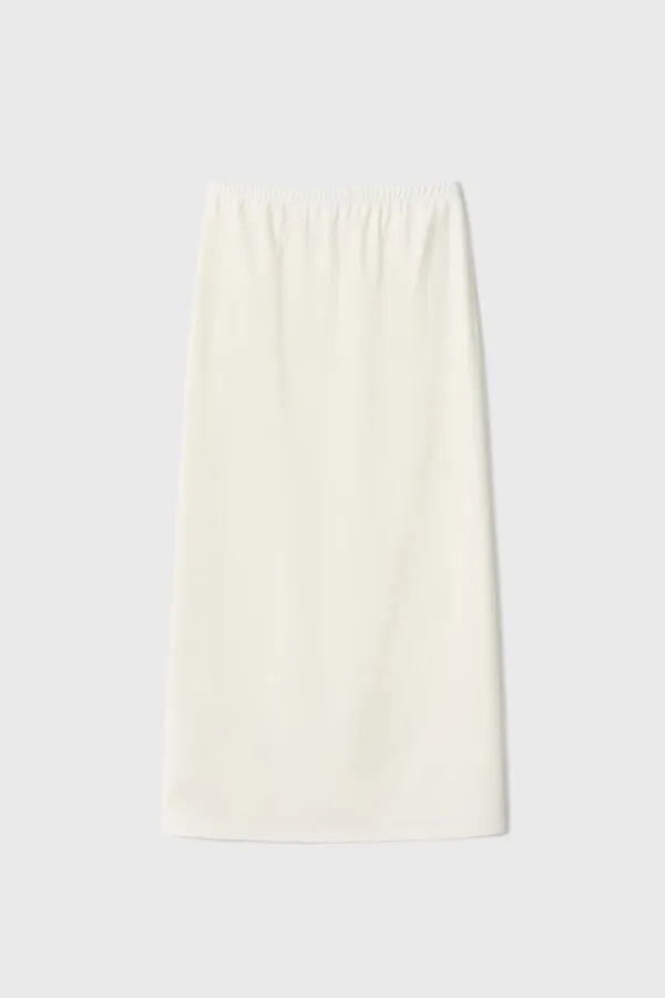 Brushed Jersey Skirt (Ivory)