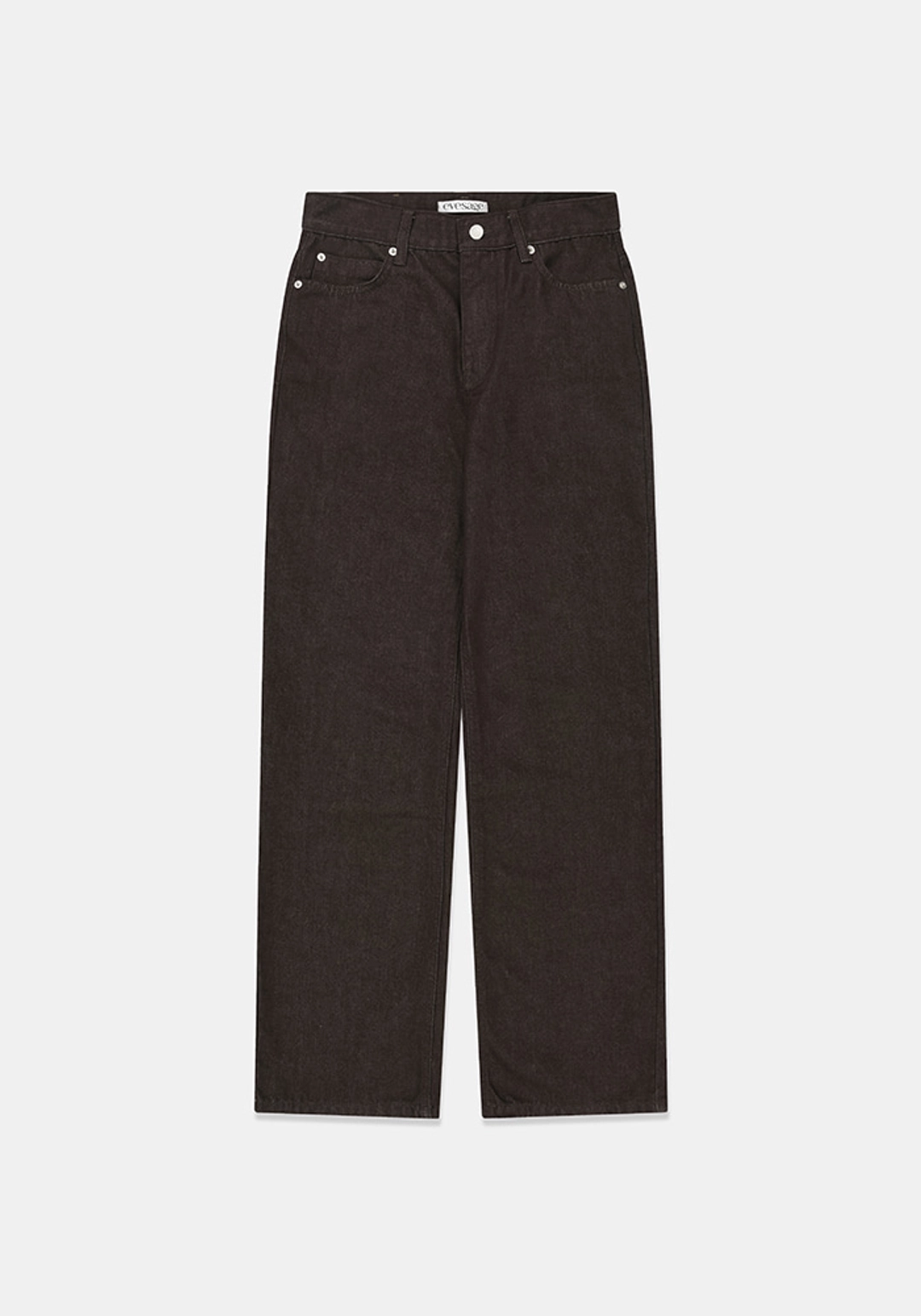 이브세이지 Straight pocket denim (Brown) 상품 이미지 3