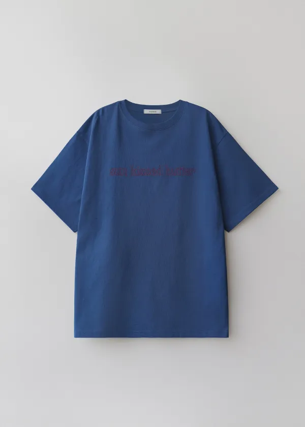 Sun kissed butter half tee (blue)