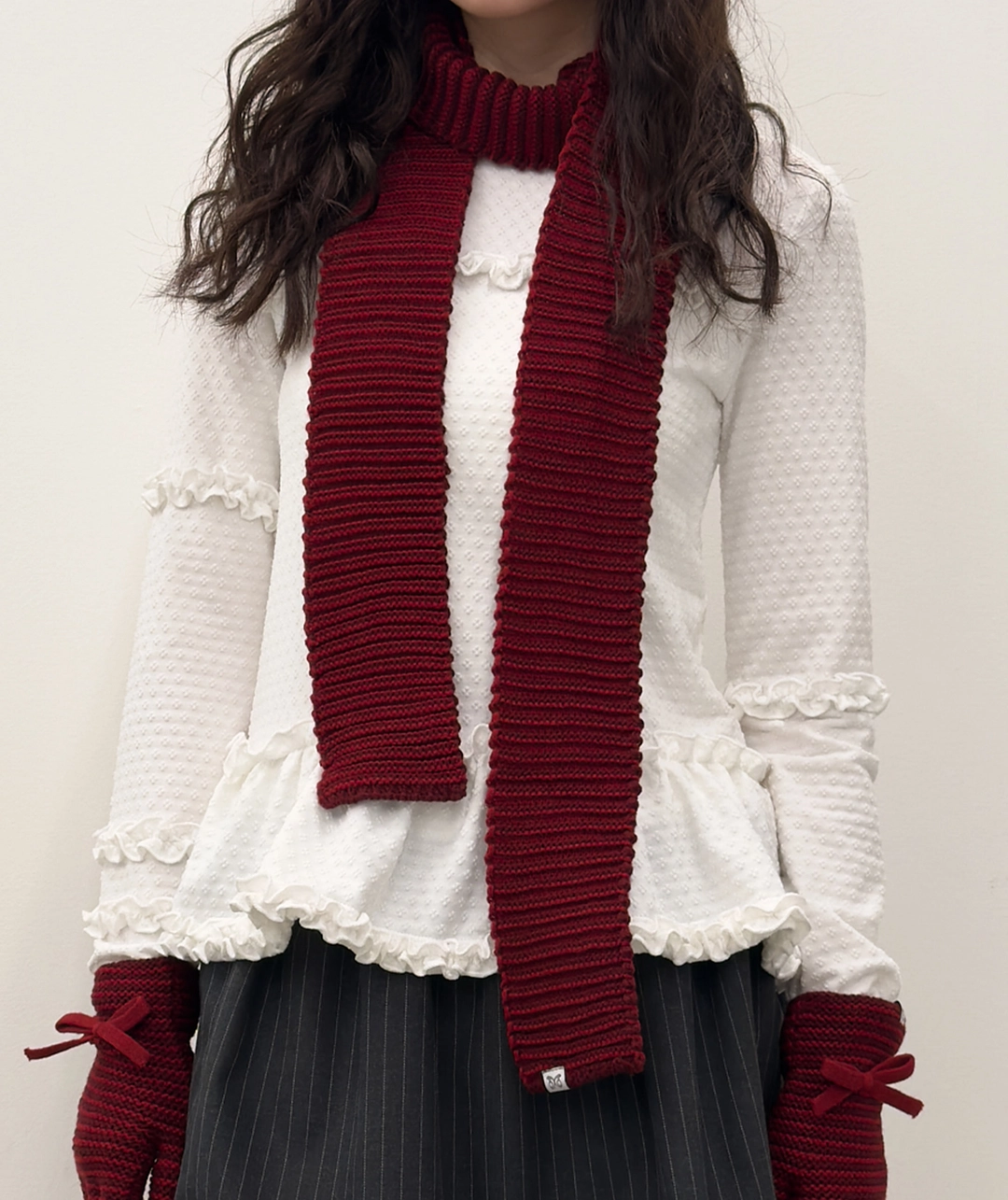 타입서비스 Blended Scarf [Red] 상품 이미지 2