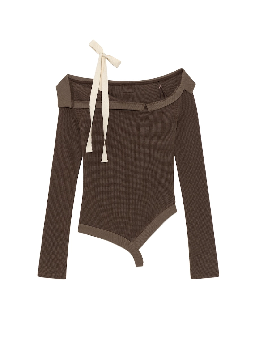 글로니 DEMI CUTOUT LONG SLEEVE (BROWN) 상품 이미지 2