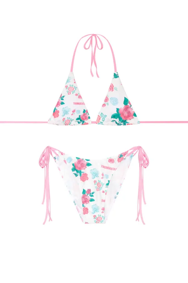 ROSE STENCIL BIKINI (RED)