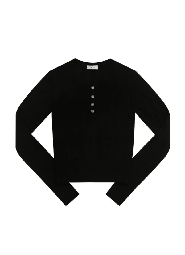 MISTY CABLE KNIT / BLACK