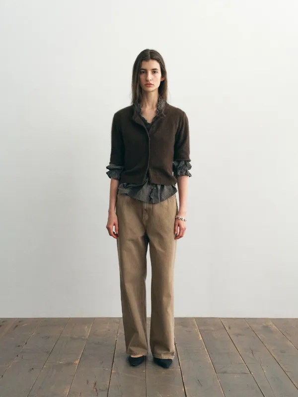 Fade Dyeing Denim_Beige