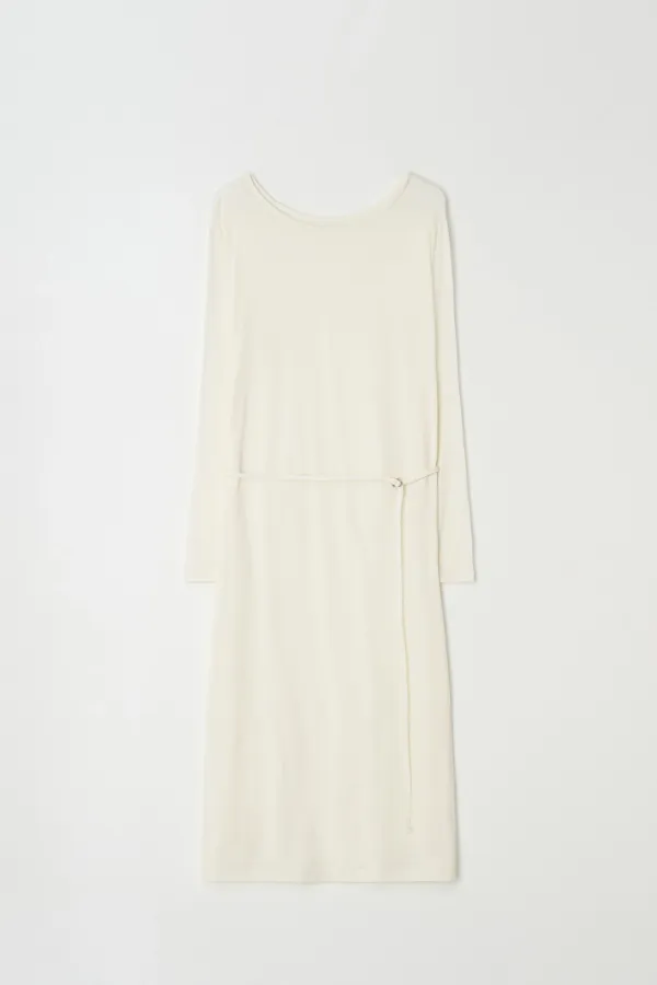 Side cut dress (Ivory)